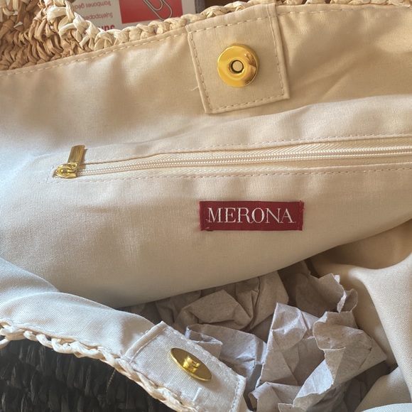 MERONA Straw Tote- Black Basin - Picture 3 of 7